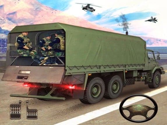 Truck games Simulator New US Army Cargo Transport Game Cover