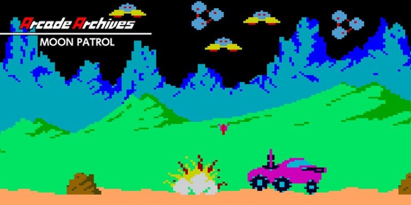 Arcade Archives Moon Patrol Game Cover