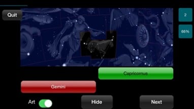 Constellations Quiz Game Image