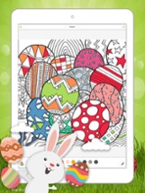 Cute Easter Bunny Coloring Book Image