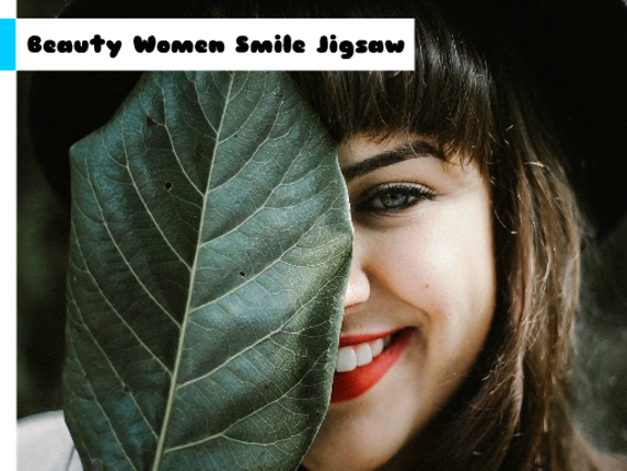 Beauty Women Smile Jigsaw Game Cover