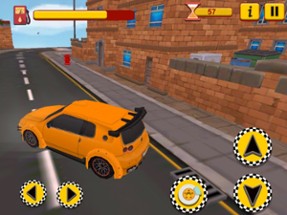 Blocky Taxi Drive Simulator 3D Image