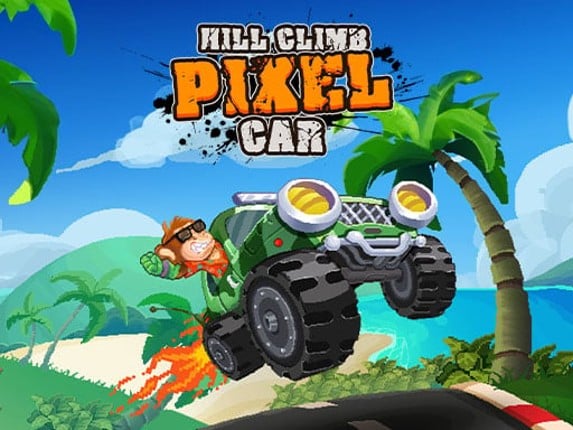 Hill Climb Pixel Car Game Cover