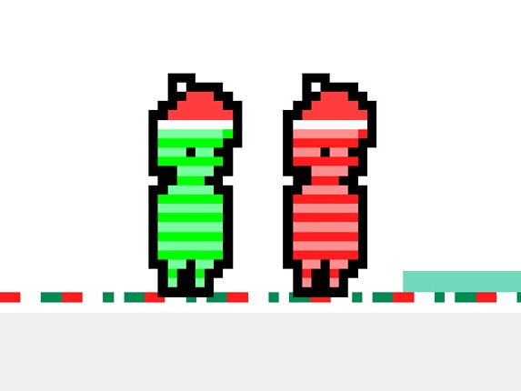 Red and Green Christmas Game Cover