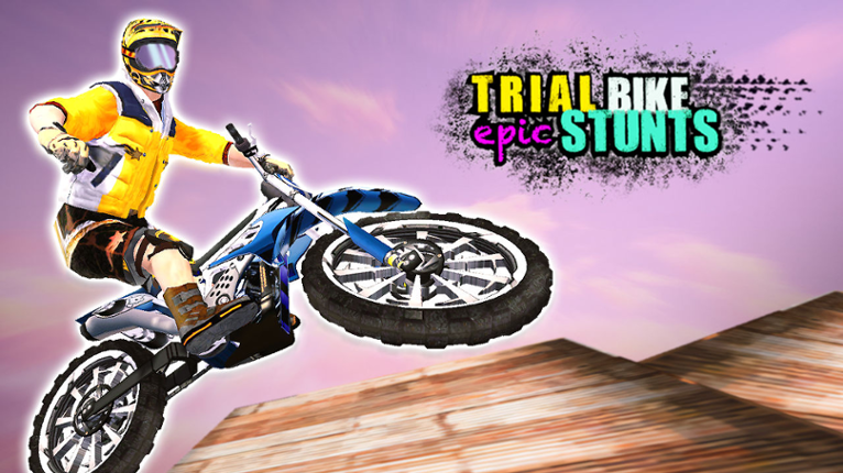 Trial Bike Epic Stunts Game Cover