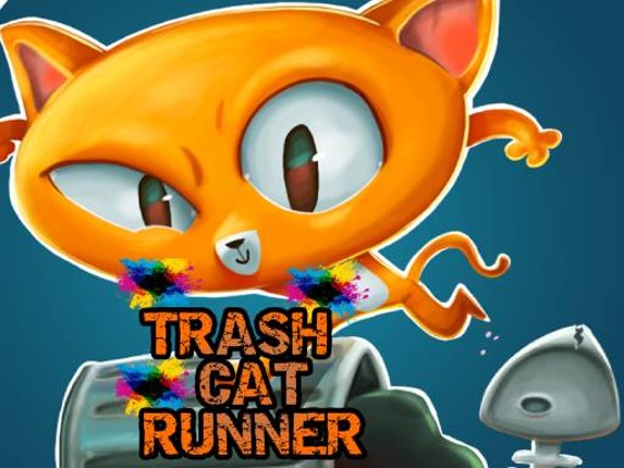 Trash Cat Runner Game Cover