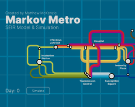 Markov Metro - Visual SEIR Simulation Image