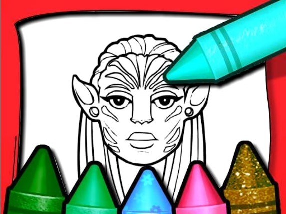 Avatar Coloring Book Game Cover