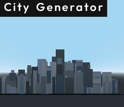City Generator #PROCJAM2021 Image
