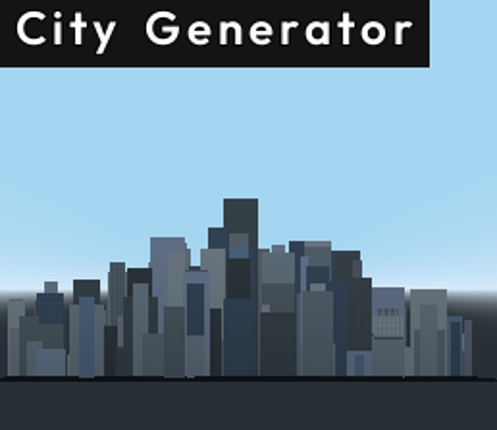 City Generator #PROCJAM2021 Game Cover