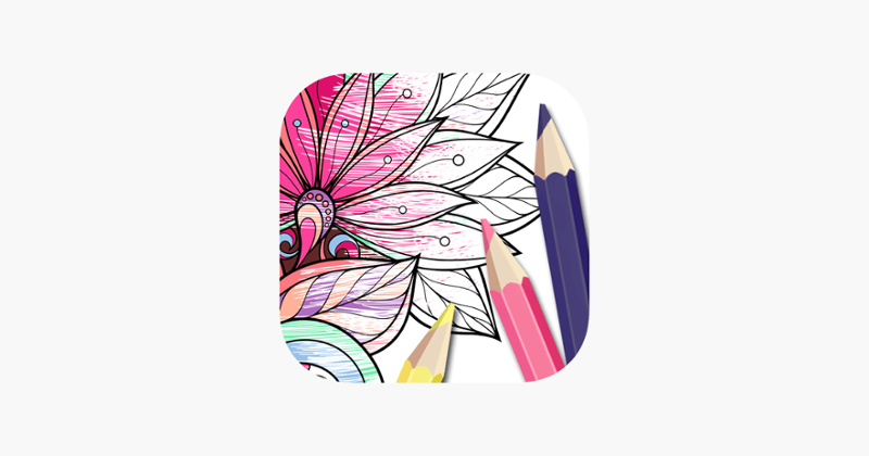Color Therapy Coloring Pages Game Cover