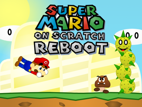 Super Mario on Scratch Reboot - HTML Port Game Cover