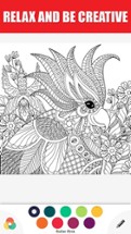 Adults Coloring Book Color Therapy for Anti-Stress Image