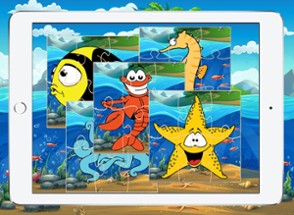 Animals Math Games Jigsaw Puzzles : Seaworld Kids Image