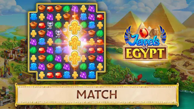 Jewels of Egypt・Match 3 Puzzle Image