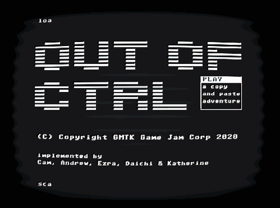 Out Of CTRL Game Cover