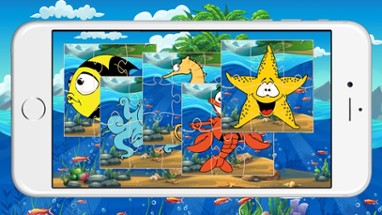 Animals Math Games Jigsaw Puzzles : Seaworld Kids Image
