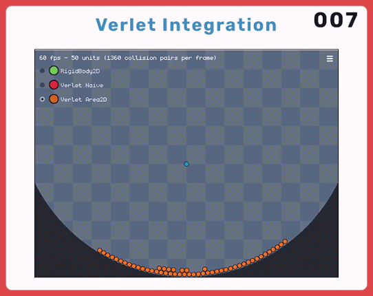 [007] Verlet Integration Game Cover