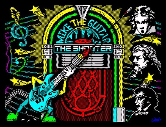 Mike The Guitar - The Shooter 48k Game Cover