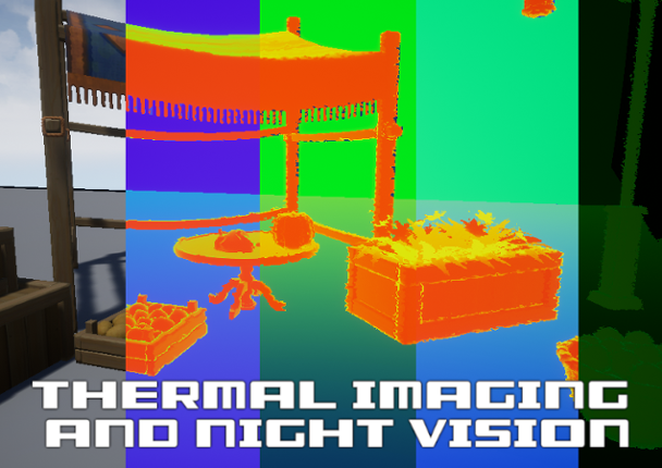 Thermal Imaging/Night Vision Post Process Shader for Unreal Game Cover