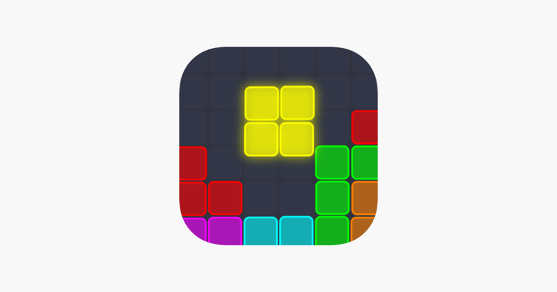 Neon Block Puzzle : Fill Board Game Cover
