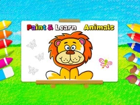 Paint and Learn Animals Image