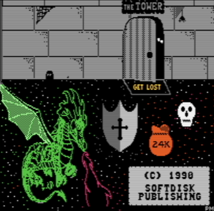 C64 Dungeon Game Cover