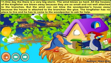 Kingfisher and woodpecker (story and games for kids) Image