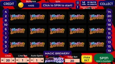 Slot Factory Create and Play - Magic Brewery Image