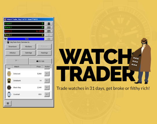 Watch Trader Game Cover