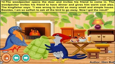 Kingfisher and woodpecker (story and games for kids) Image