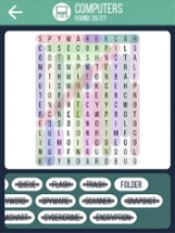 Word Search Puzzle Colorful - Find Hidden Words Image