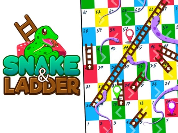 Snakes and Ladders : the game Game Cover