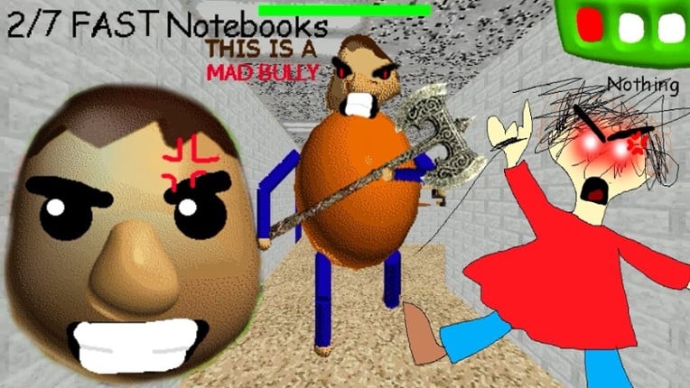 Baldi basics but fast Game Cover