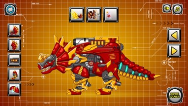 Steel Dino Toy : Triceratops Image