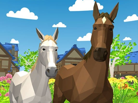 Horse Family Animal Simulator 3D Game Cover