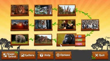 Wild Animals - Animated Jigsaws Image