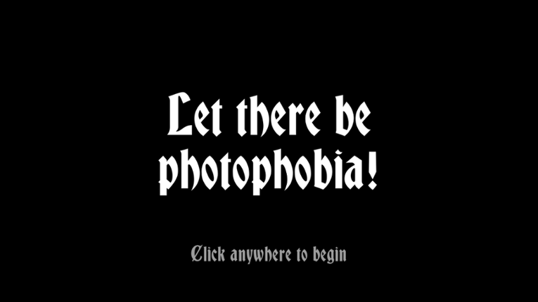 Let there be Photophobia! Game Cover