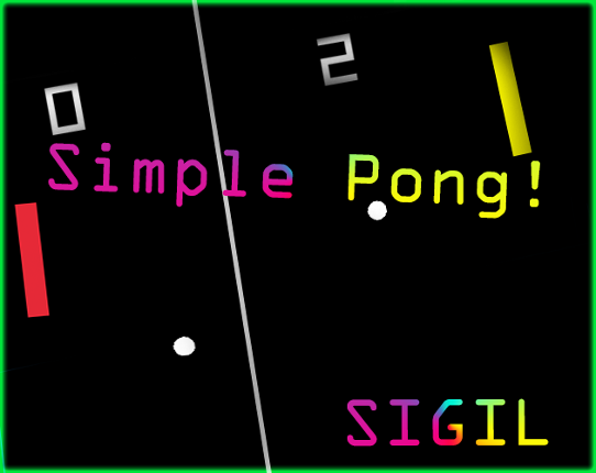 Simple! Pong [SIGIL] Game Cover