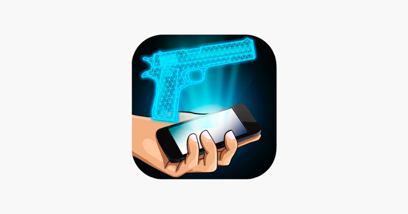 Hologram Gun 3D Simulator Game Cover
