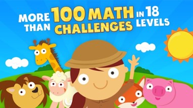 Animal Math Games For Kids Image