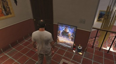 Real Life Movie Poster Mod (Oriental Theater, Doppler, and Michaels House) for GTA V (PC Only) Image