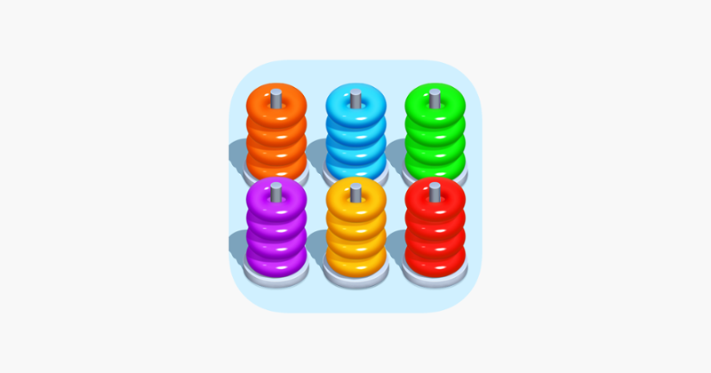 Color Hoop Stack - Sort ring Game Cover
