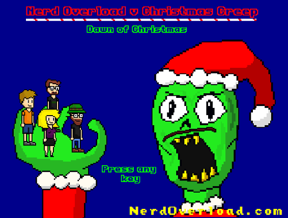 Nerd Overload v Christmas Creep: Dawn of Christmas Game Cover