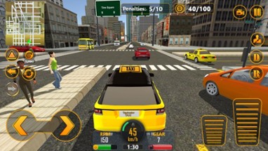 NYC Fastlane Taxi Driver Image