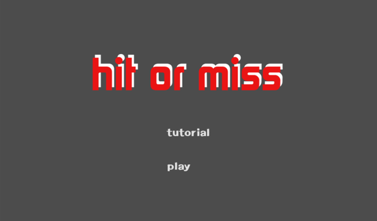 hit or miss Game Cover