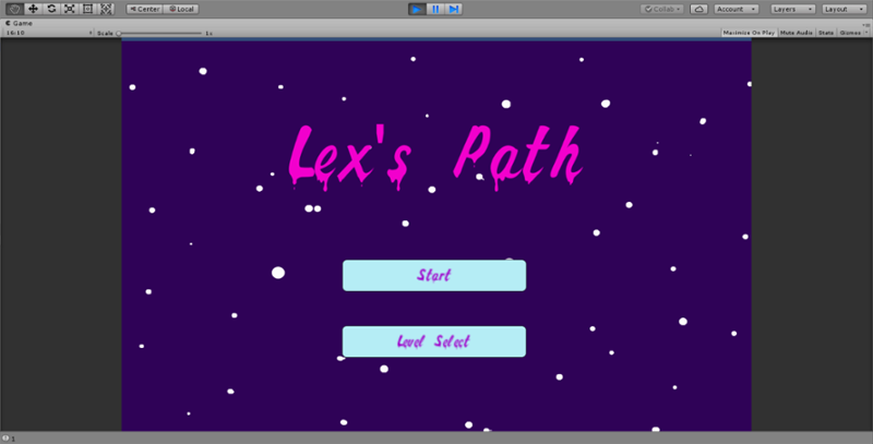 Lex's Path - MileStone 2 Game Cover