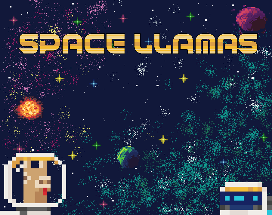 Space Llamas Game Cover