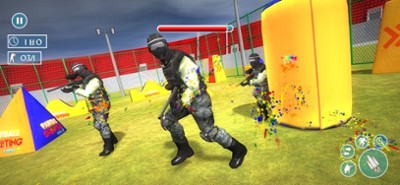 Paintball Shooting Arena 3D Image
