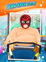 Superhero Fat to Fit Gym 2 - cool sport running &amp; jumping games! Image